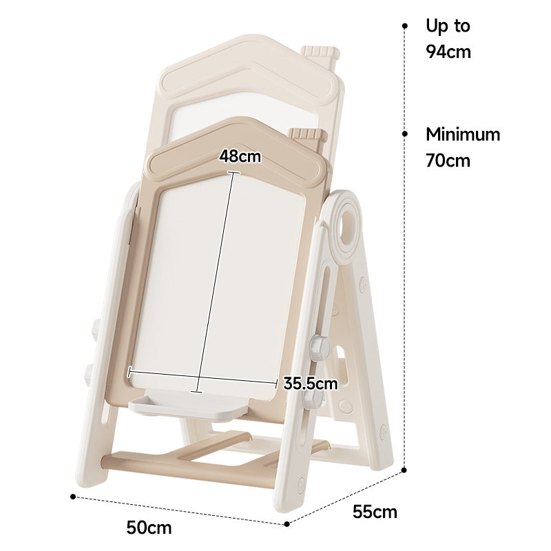 Tekenbord Kunststof Huis met Stoel - Beige | Russle