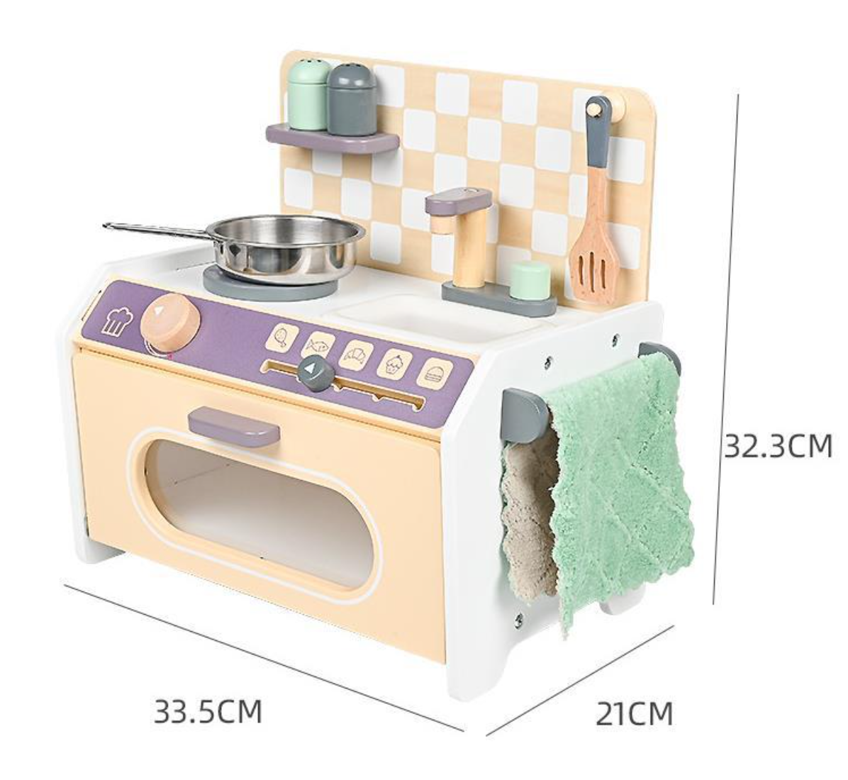Keukentje Hout Compact Multi | Russle