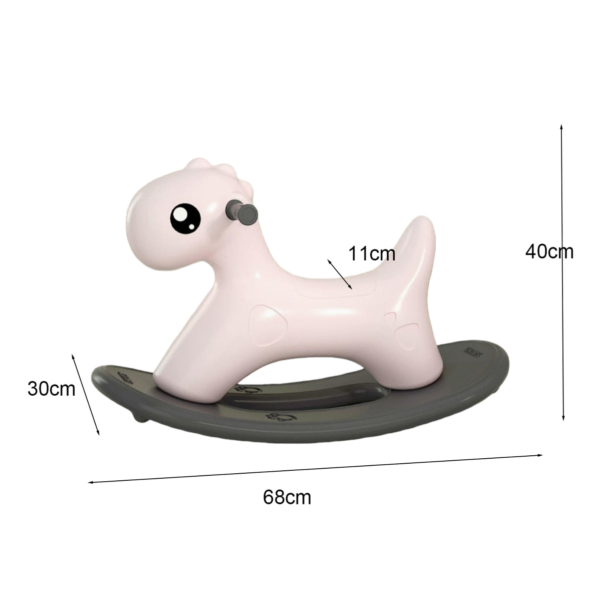 Hobbelfiguur Kunststof Cute Roze | Russle