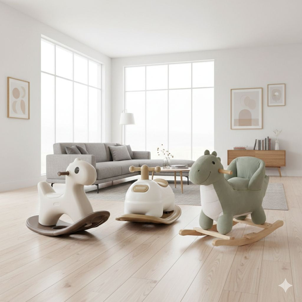 Hobbelfiguur Kunststof Basic Beige | Russle